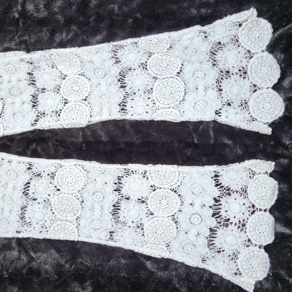 **HP** Nwt Gypsy 05 Sand Mantar Crochet Swim Cover Up Pants - Picture 7 of 14